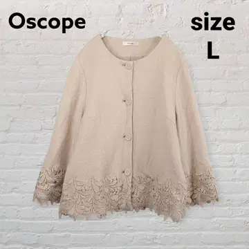 Oscope 밑단 레이스 플레어 자켓 L 입학식 졸업식 세레모니