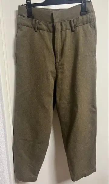 [ 새상품급 ] BEAMS BOY 백리본 안감 포함 브라운 사루엘 팬츠