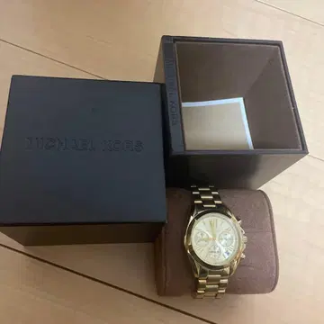 MICHAEL KORS 골드 손목시계 크로노그래프 남녀 공용