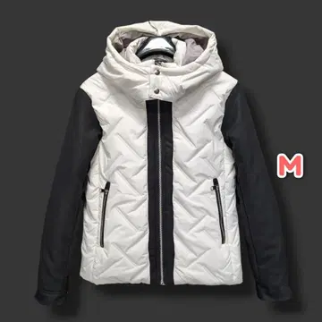 JOKER 심리스 충전솜 소매 절개 블루종 후드 자켓 M 7g3