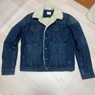 GAP 쉘파 라이닝 다크 블루 데님 자켓