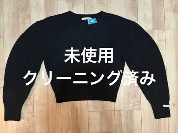 instantfunk 블랙 크루넥 스웨터 프리 사이즈