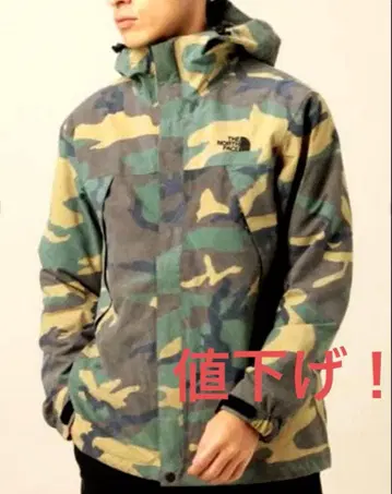 THE NORTH FACE 스쿱 자켓 M 카모플라주 카모플라쥬 단종 컬러