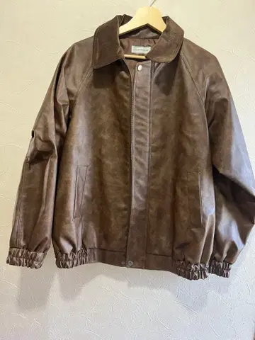 CIAOPANIC TYPY 브라운 가죽 자켓 M