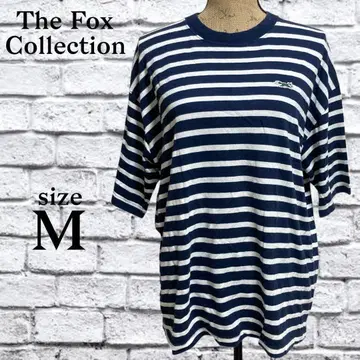 A266 더 폭스 [M] T셔츠 보더 풀오버 면 100%