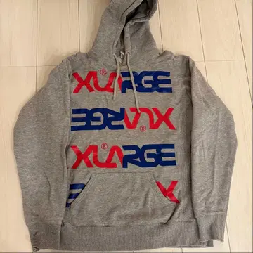 XLARGE 로고 후드티