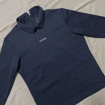 테일러메이드 골프 긴팔 셔츠 L 네이비 모노그램 피케 셔츠 계열