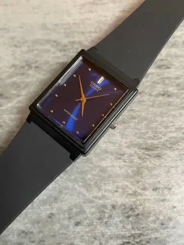 CASIO 카구카타 아날로그 블루