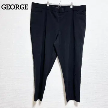 GEORGE 블랙 슬랙스 [ 4X 4KG ] 블랙 빅 루즈핏