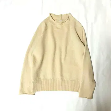 MHL. 마가렛호웰 울 펠트 모크넥 풀오버