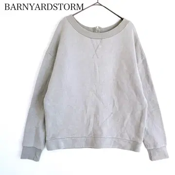 밴야드 스톰 속기모 맨투맨 풀오버 그레이