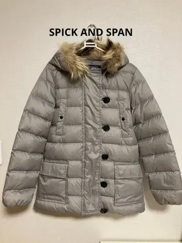 SPICK AND SPAN 그레이 다운 자켓