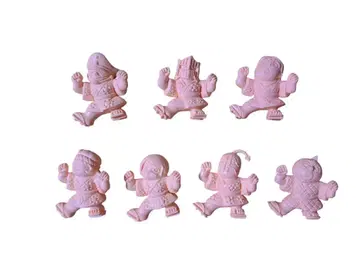 근육맨 지우개 7개 세트