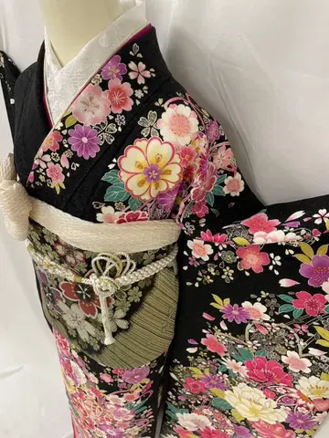 [ WA-Modern ] 순수 실크 후리소데 3종 세트