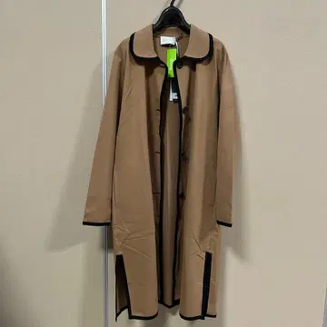 [ 미사용 ] Gisella M. 저지 스트레치 파이핑 코트 46