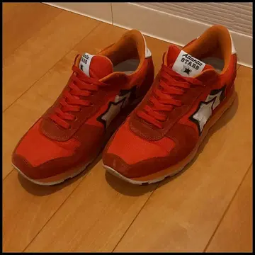 아틀란틱 스타즈 오렌지 레드 스니커즈