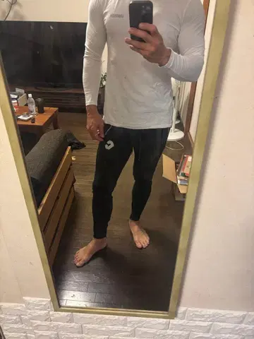 블랙 조거 팬츠 로고