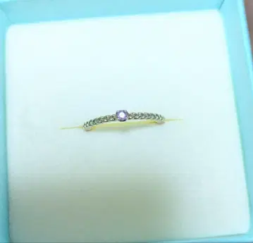 노제스 자수정 포함 밀로 깎은 핑키링 5호