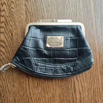 LEATHER JEWELS 블랙 코인 케이스