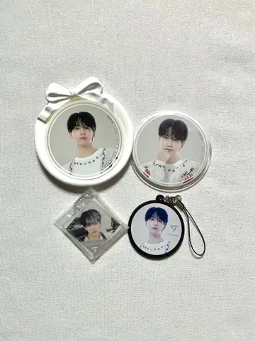 SEVENTEEN 정한 캔 배지 러버 스트랩 아크릴 참