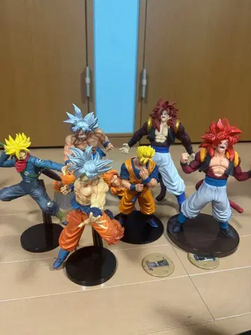 드래곤볼 액션 피규어 6체 세트