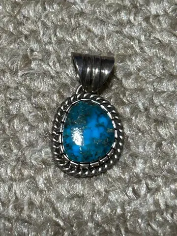 [하이그레이드] 터콰이즈 펜던트 탑 실버 925