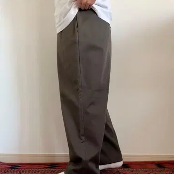 80s USA제 Dickies 874 워크 팬츠 치비 택 올리브