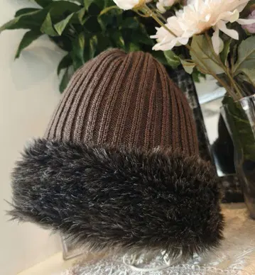 KIJIMA TAKAYUKI 퍼 니트 모자