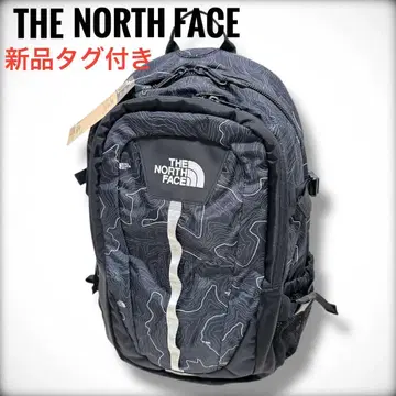 새상품 THE NORTH FACE 블랙 토포 프린트 핫샷