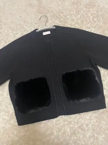 새상품 미사용 Ballsey 퍼 포켓 부착 가디건