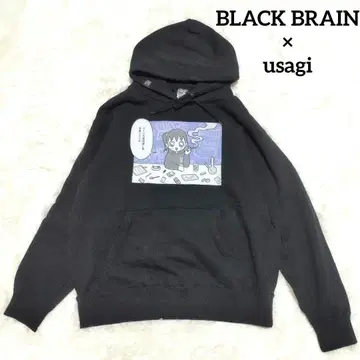 BLACK BRAIN usagi 콜라보 후드티 BBC 블랙
