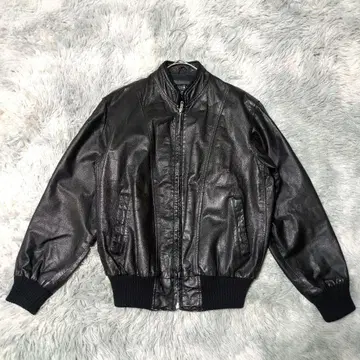 양가죽 레더 자켓 싱글 라이더스 밑단 리브 L 사이즈