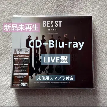 BE:FIRST 앨범 BE:ST LIVE반 CD Blu-ray 미사용