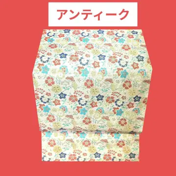 926 새상품급 앤티크 오비 나고야 오비 작은 꽃 무늬