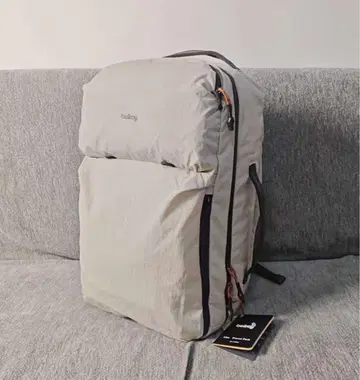 bellog 베이지 나일론 백팩 30L