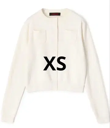 CABaN 코튼 캐시미어 크루넥 가디건 화이트 XS