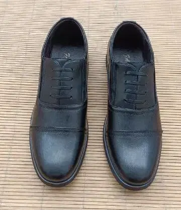 블랙 가죽 드레스 슈즈