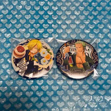 ONEPIECE 상디 조로 동료 캔뱃지 화이트데이