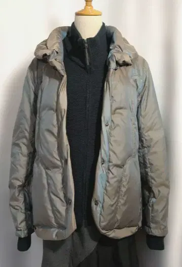 레스피기 레이어드 스타일 다운 자켓 레인보우 색상 38