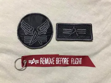 알파 인더스트리 와펜 키링 택