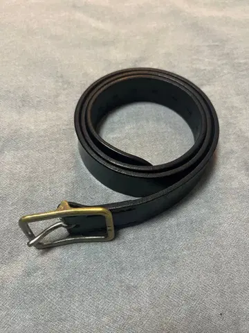 블랙 가죽 벨트 DOVE-OLIVE