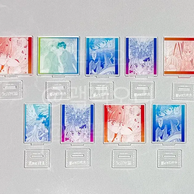 리본 70주년 팝업 미니 아크릴 스탠드 랜덤 판매 분철 꿈빛파티시엘 꿈파