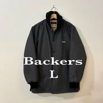Backers 울 파라오 코트 M 카 클럽 자켓 안쪽 퀼팅