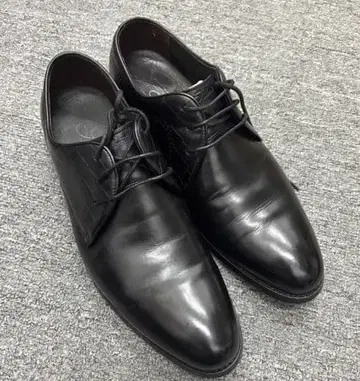 블랙 가죽 드레스 신발