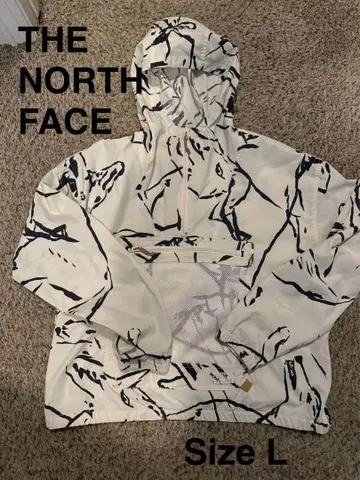THE NORTH FACE 하프 지퍼 마운틴 후드티 L