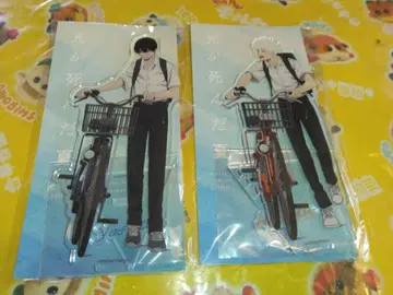 빛이 죽은 여름 아크릴 스탠드 자전거 통학 ver. 요시키 & 히카루