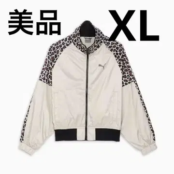 PUMA 레오파드 무늬 나일론 자켓 새상품급