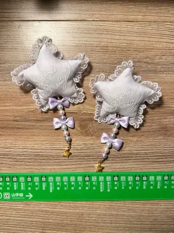 Angelic pretty 별 클립 보라색