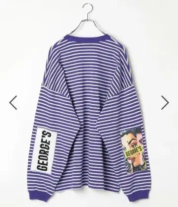 GEORGE'S 보더 롱 T