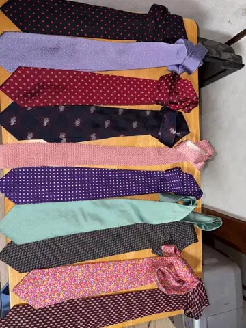 넥타이 10개 세트 랄프 로렌